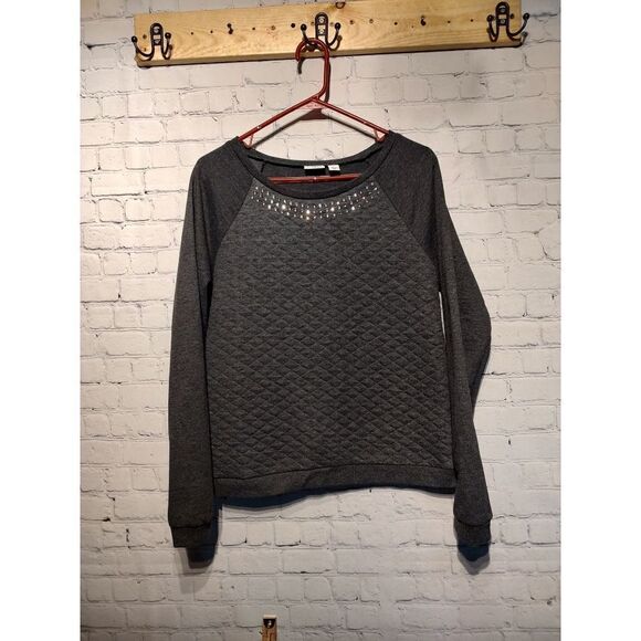 Cato quilted quality sweatshirt size large - Picture 1 of 5
